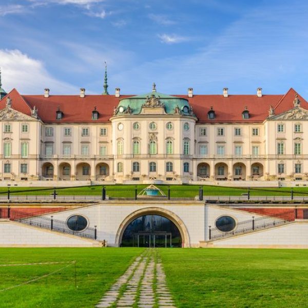 Royal Castle, a famous landmark in the Old Town of Warsaw, Poland.